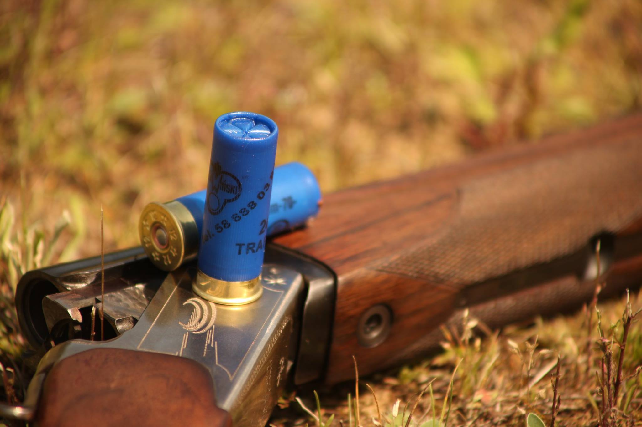 Instruktor podczas strzelania